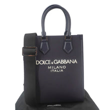 Load image into Gallery viewer, DOLCE &amp; GABBANA Small Nylon Crossbody Bag Navy Blue
