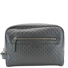 Load image into Gallery viewer, GUCCI GG Microguccissima Leather Toiletry Case Black 419775
