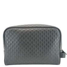 Load image into Gallery viewer, GUCCI GG Microguccissima Leather Toiletry Case Black 419775
