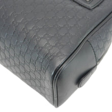 Load image into Gallery viewer, GUCCI GG Microguccissima Leather Toiletry Case Black 419775
