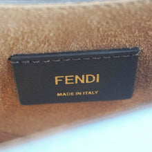 Load image into Gallery viewer, FENDI Moonlight Leather Crossbody Saddle Bag Blue
