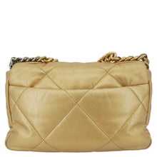 Load image into Gallery viewer, CHANEL 19 Flap Quilted Lambskin Leather Shoulder Bag Metallic Gold
