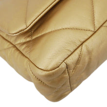 Load image into Gallery viewer, CHANEL 19 Flap Quilted Lambskin Leather Shoulder Bag Metallic Gold
