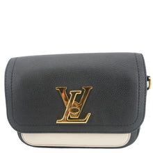 Load image into Gallery viewer, LOUIS VUITTON Lockme Tender Grained Calfskin Leather Shoulder Bag Black
