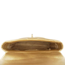 Load image into Gallery viewer, CHANEL 19 Flap Quilted Lambskin Leather Shoulder Bag Metallic Gold
