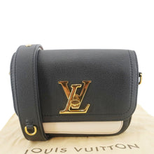 Load image into Gallery viewer, LOUIS VUITTON Lockme Tender Grained Calfskin Leather Shoulder Bag Black
