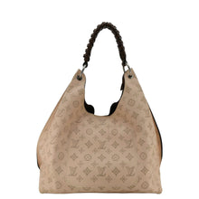 Load image into Gallery viewer, LOUIS VUITTON Carmel Mahina Leather Hobo Bag Creme Light Pink
