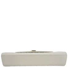 Load image into Gallery viewer, YVES SAINT LAURENT Envelope Large Mixed Matelasse Leather Shoulder Bag White
