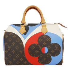 Load image into Gallery viewer, LOUIS VUITTON Speedy 30 Game On Bandouliere Monogram Canvas Shoulder Bag Brown
