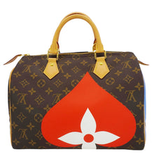 Load image into Gallery viewer, LOUIS VUITTON Speedy 30 Game On Bandouliere Monogram Canvas Shoulder Bag Brown
