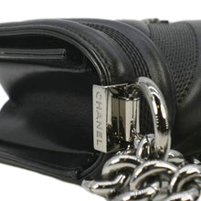 Load image into Gallery viewer, CHANEL Boy Small Leather Shoulder Bag Black
