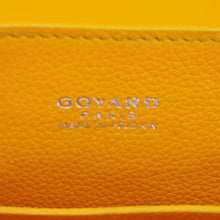 Load image into Gallery viewer, GOYARD Saigon Mini Chevron Print Coated Canvas Top Handle Shoulder Bag Yellow
