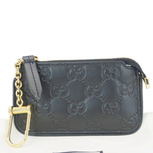 Load image into Gallery viewer, GUCCI Leather Clip Key Case Black 447964
