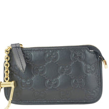 Load image into Gallery viewer, GUCCI Leather Clip Key Case Black 447964
