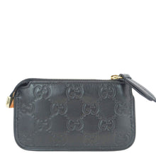 Load image into Gallery viewer, GUCCI Leather Clip Key Case Black 447964
