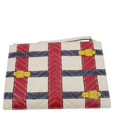 Load image into Gallery viewer, GUCCI GG Marmont Trompe L&#39;Oeil Print Matelasse Leather Pouch Multicolor 466489
