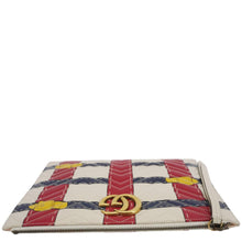 Load image into Gallery viewer, GUCCI GG Marmont Trompe L&#39;Oeil Print Matelasse Leather Pouch Multicolor 466489
