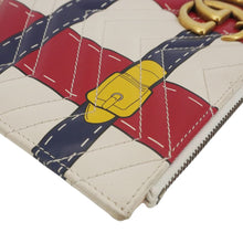 Load image into Gallery viewer, GUCCI GG Marmont Trompe L&#39;Oeil Print Matelasse Leather Pouch Multicolor 466489

