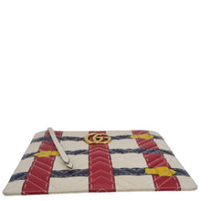 Load image into Gallery viewer, GUCCI GG Marmont Trompe L&#39;Oeil Print Matelasse Leather Pouch Multicolor 466489
