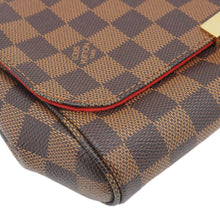 Load image into Gallery viewer, LOUIS VUITTON Favorite MM Damier Ebene Clutch Bag Brown
