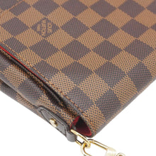 Load image into Gallery viewer, LOUIS VUITTON Favorite MM Damier Ebene Clutch Bag Brown
