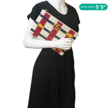 Load image into Gallery viewer, GUCCI GG Marmont Trompe L&#39;Oeil Print Matelasse Leather Pouch Multicolor 466489
