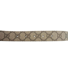 Load image into Gallery viewer, GUCCI Interlocking Buckle GG Supreme Canvas Belt Beige 734771 Size 85/34
