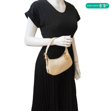 Load image into Gallery viewer, LOUIS VUITTON Moon Mini Monogram Empreinte Leather Hobo Bag Off White
