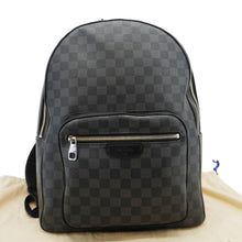 Load image into Gallery viewer, LOUIS VUITTON Josh Damier Graphite Backpack Black
