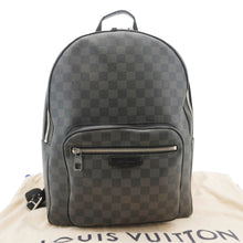 Load image into Gallery viewer, LOUIS VUITTON Josh Damier Graphite Backpack Black
