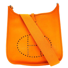 Load image into Gallery viewer, HERMES Evelyne PM Leather Crossbody Bag Orange
