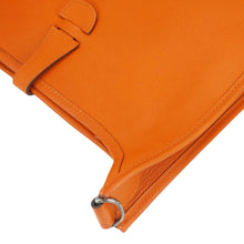 Load image into Gallery viewer, HERMES Evelyne PM Leather Crossbody Bag Orange
