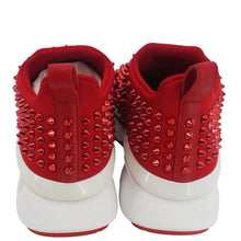 Load image into Gallery viewer, CHRISTIAN LOUBOUTIN Spike Sock Sneakers Red Size US 6
