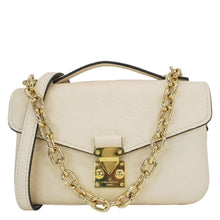 Load image into Gallery viewer, LOUIS VUITTON Metis East West Pochette Empreinte Leather Crossbody Bag Cream
