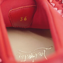 Load image into Gallery viewer, CHRISTIAN LOUBOUTIN Spike Sock Sneakers Red Size US 6

