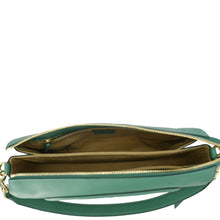 Load image into Gallery viewer, MCM Travia Small Spanish Calf Leather Shoulder Bag Green
