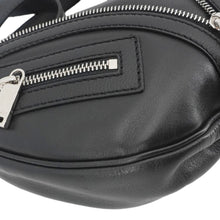 Load image into Gallery viewer, VERSACE Repeat Leather Hobo Shoulder Bag Black
