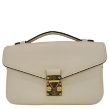 Load image into Gallery viewer, LOUIS VUITTON Metis East West Pochette Empreinte Leather Crossbody Bag Cream
