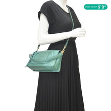 Load image into Gallery viewer, MCM Travia Small Spanish Calf Leather Shoulder Bag Green
