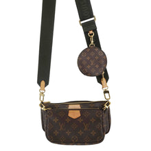 Load image into Gallery viewer, LOUIS VUITTON Multi Pochette Accessoires Monogram Canvas Crossbody Bag Brown
