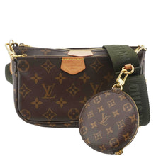 Load image into Gallery viewer, LOUIS VUITTON Multi Pochette Accessoires Monogram Canvas Crossbody Bag Brown
