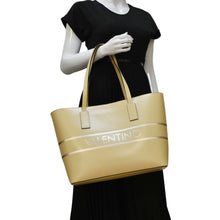 Load image into Gallery viewer, VALENTINO By Mario Valentino Leather Tote Bag Cream
