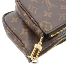 Load image into Gallery viewer, LOUIS VUITTON Multi Pochette Accessoires Monogram Canvas Crossbody Bag Brown
