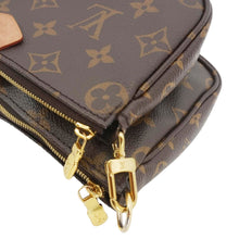 Load image into Gallery viewer, LOUIS VUITTON Multi Pochette Accessoires Monogram Canvas Crossbody Bag Brown
