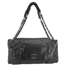 Load image into Gallery viewer, CHANEL Pocket in The City Caviar Leather Shoulder Bag Black
