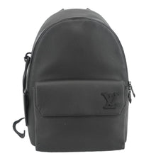 Load image into Gallery viewer, LOUIS VUITTON Takeoff Aerogram Grained Calf Leather Backpack Black
