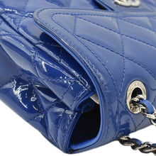 Load image into Gallery viewer, CHANEL Coco Shine Flap Small Quilted Patent Leather Shoulder Bag Blue
