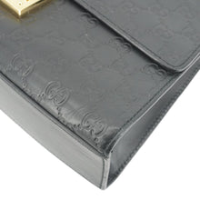 Load image into Gallery viewer, GUCCI Padlock Medium Leather Chain Shoulder Bag Black 409486
