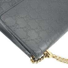 Load image into Gallery viewer, GUCCI Padlock Medium Leather Chain Shoulder Bag Black 409486
