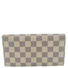 Load image into Gallery viewer, LOUIS VUITTON Porte Tresor Damier Azur Wallet White
